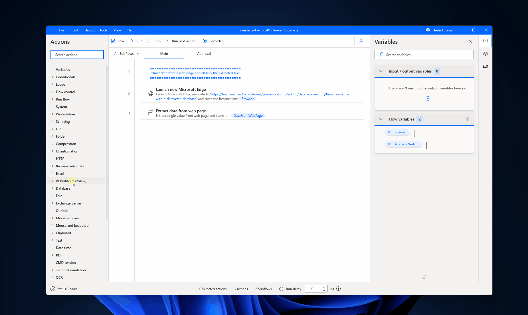 power automate copilot demo